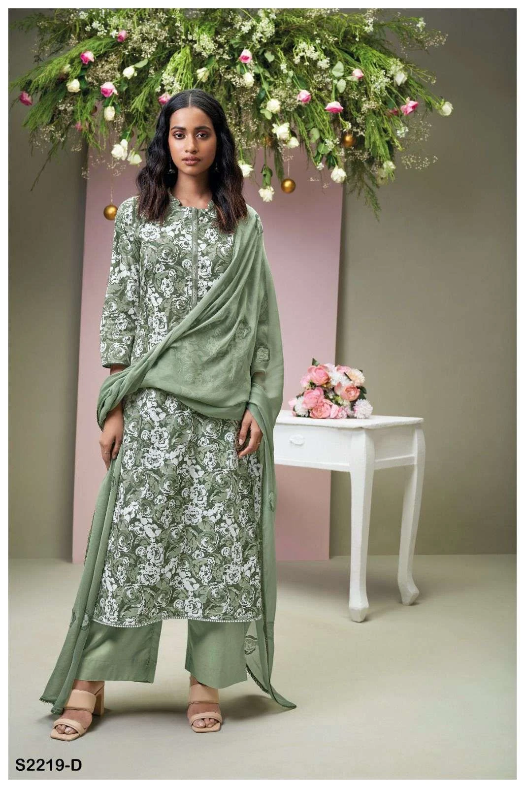 Ganga Tempany 2219 Premium Cotton Printed Wholesale Fancy Salwar Suit Catalog — Wholesale Salwar Suits, Ganga wholesale from Surat - Gallery Image 4